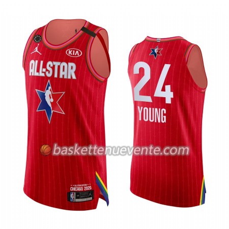 Maillot Basket Atlanta Hawks Trae Young 24 2020 All-Star Jordan Brand Kobe Forever Rouge Swingman - Homme